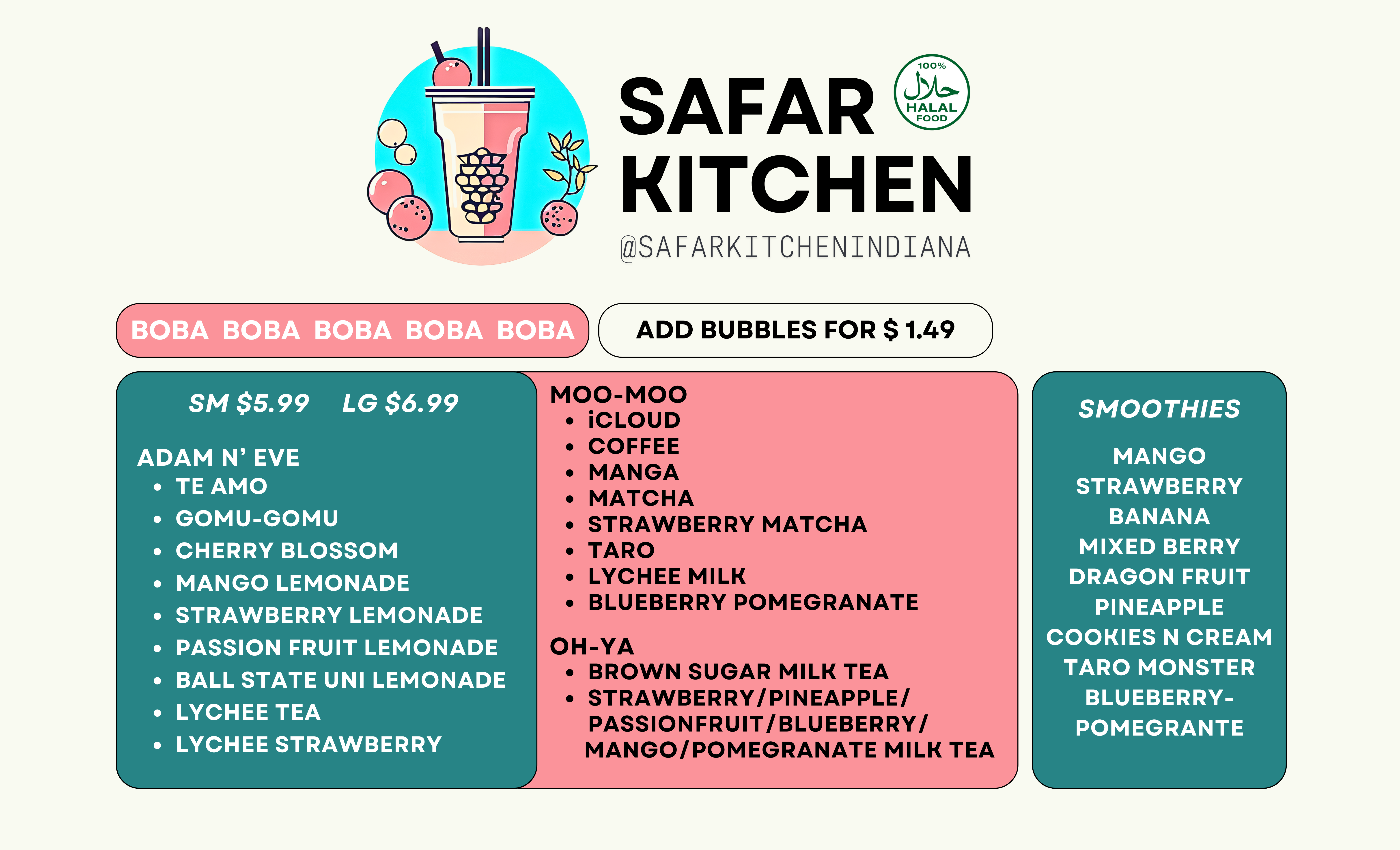 Menu Page 3